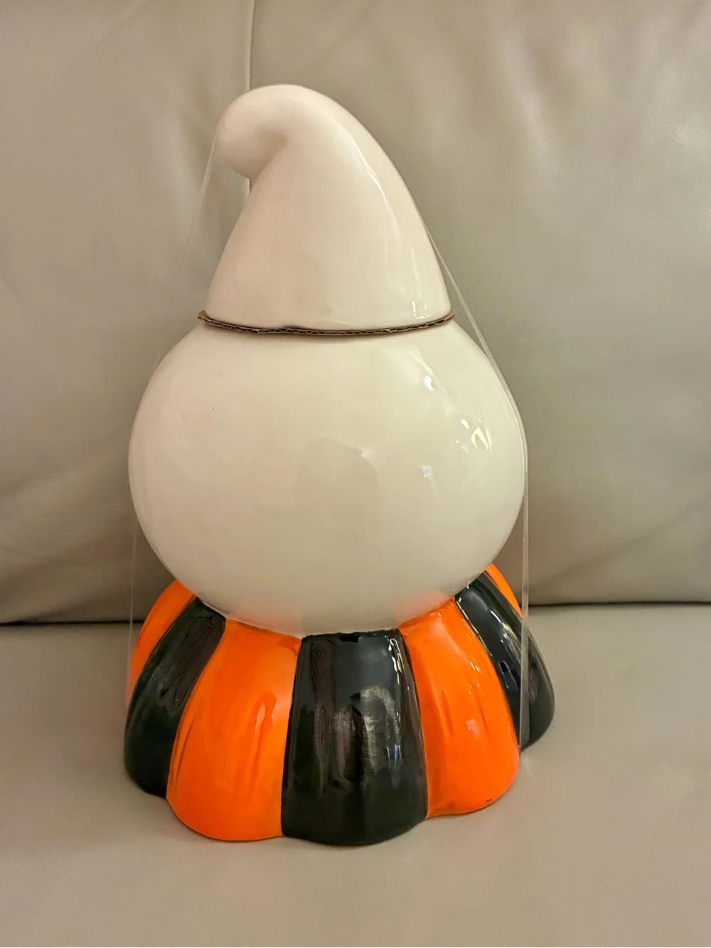 Johanna Parker Halloween Ghost Pumpkin Canister NWT
